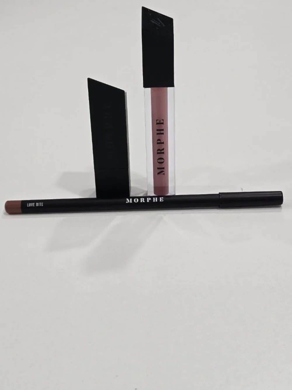 Morphe ✦ Out & A Pout Blushing Nude Lip Trio ✦ Lipstick Gloss Pencil NWT